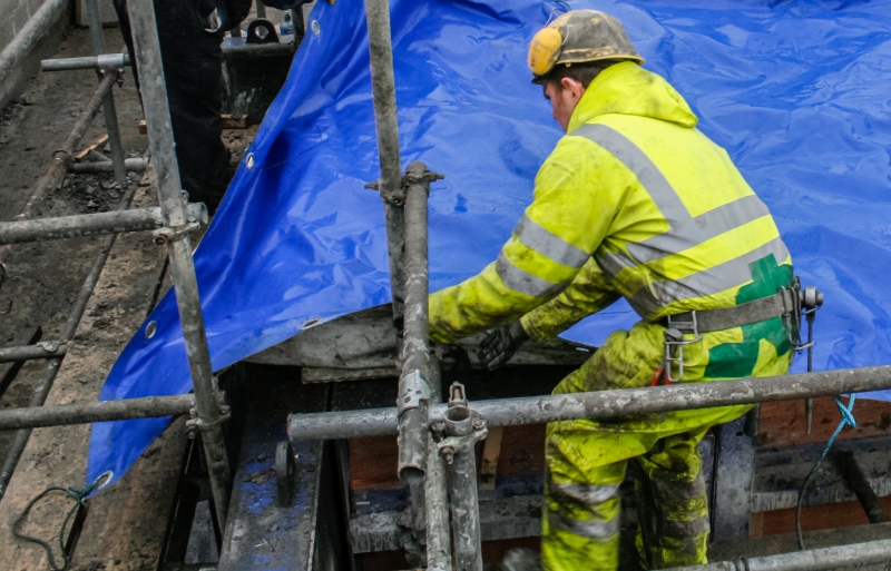 PVC Insulated Concrete Curing Blanket