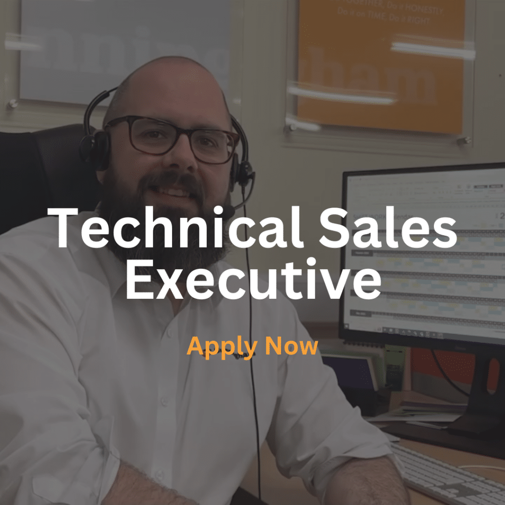 Technical Sales Executive Job Advertisement