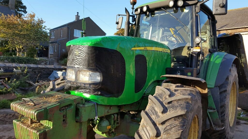 John Deere 6820 Tractor Bonnet Cover with Mesh Detail